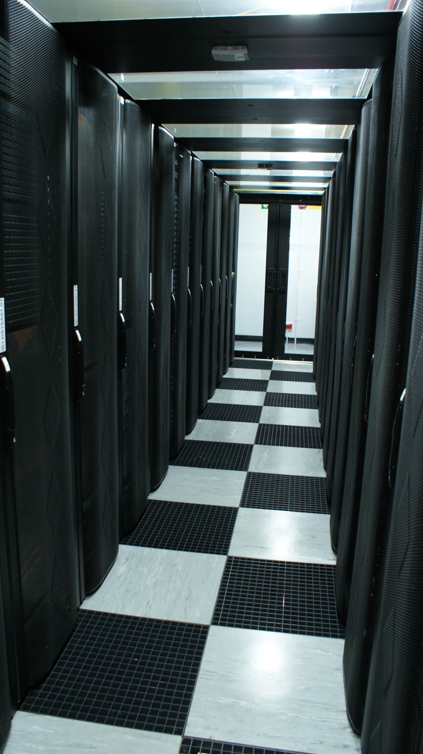 A picture of a server hall